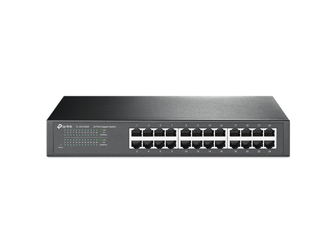 TP Link TL-SG1024D 24-Port Gigabit Desktop/Rackmount Switch in Qatar TP Link TL-SG1024D 24-Port Gigabit Desktop/Rackmount Switch in Qatar